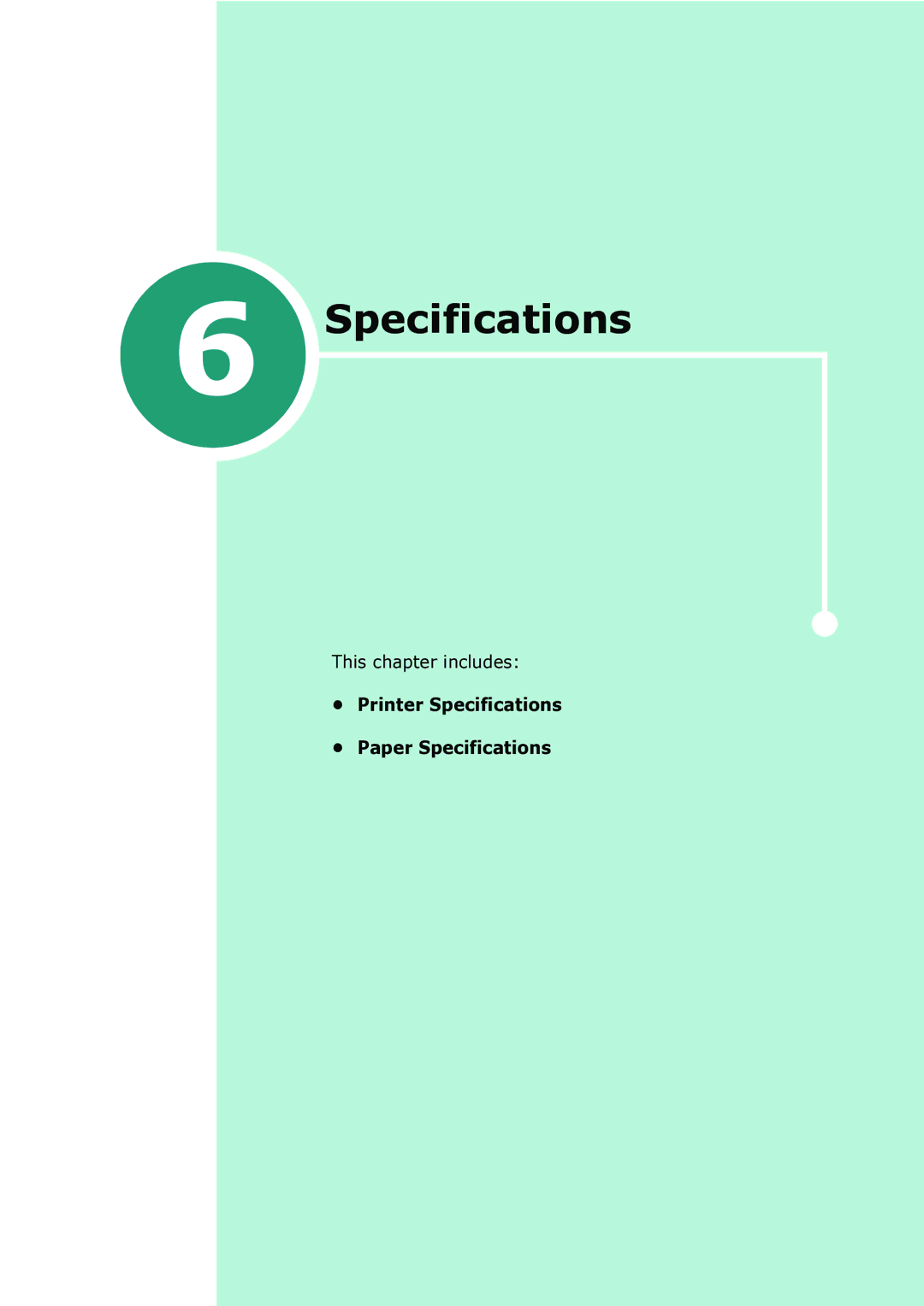 Samsung ML-1615 manual Printer Specifications Paper Specifications 