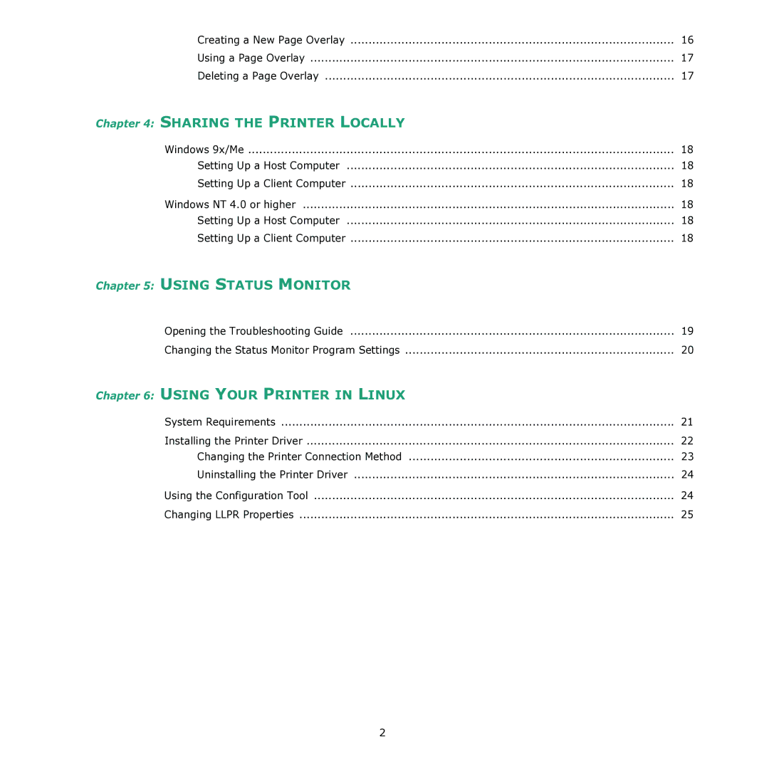 Samsung ML-1615 manual Using Status Monitor 