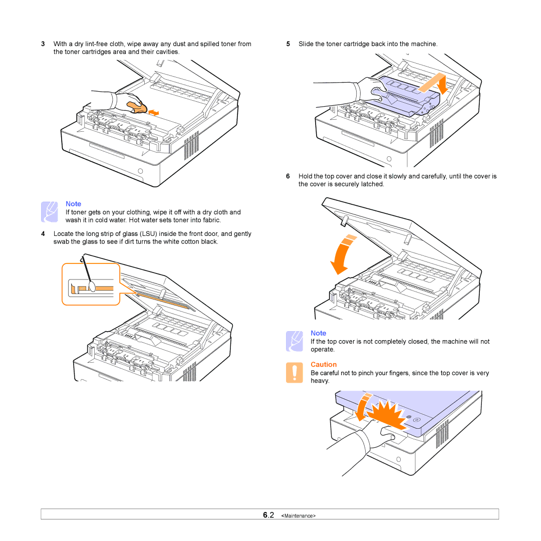 Samsung ML-1630 manual Maintenance 