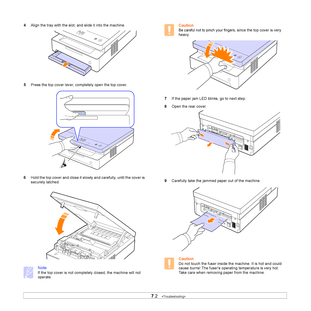 Samsung ML-1630 manual Troubleshooting 