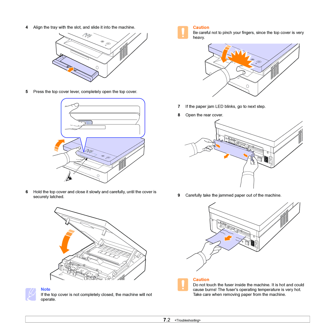 Samsung ML-1630W manual Troubleshooting 