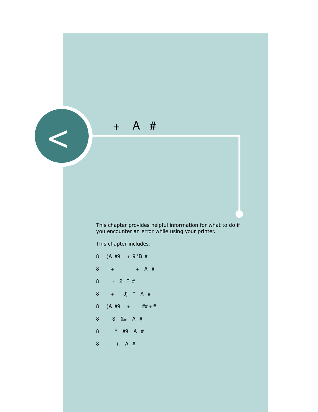 Samsung ML-1710 manual Solving Problems 