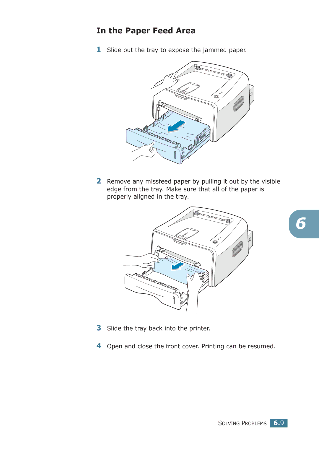 Samsung ML-1710P manual Paper Feed Area 