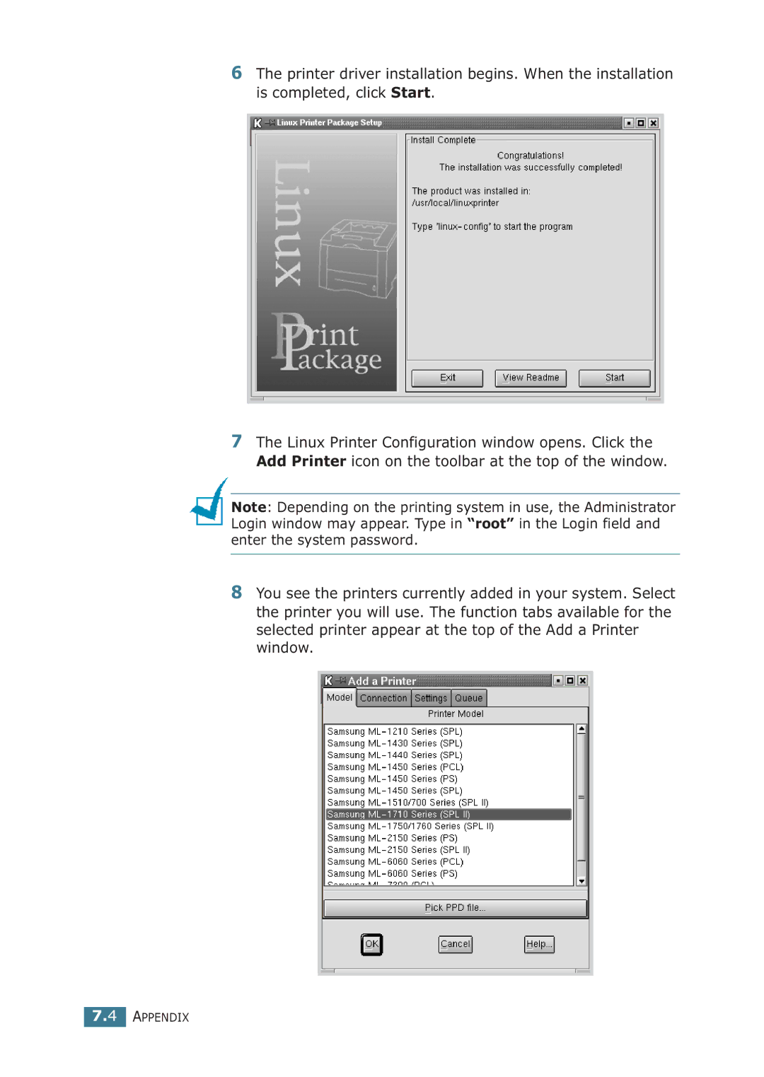 Samsung ML-1710P manual Appendix 