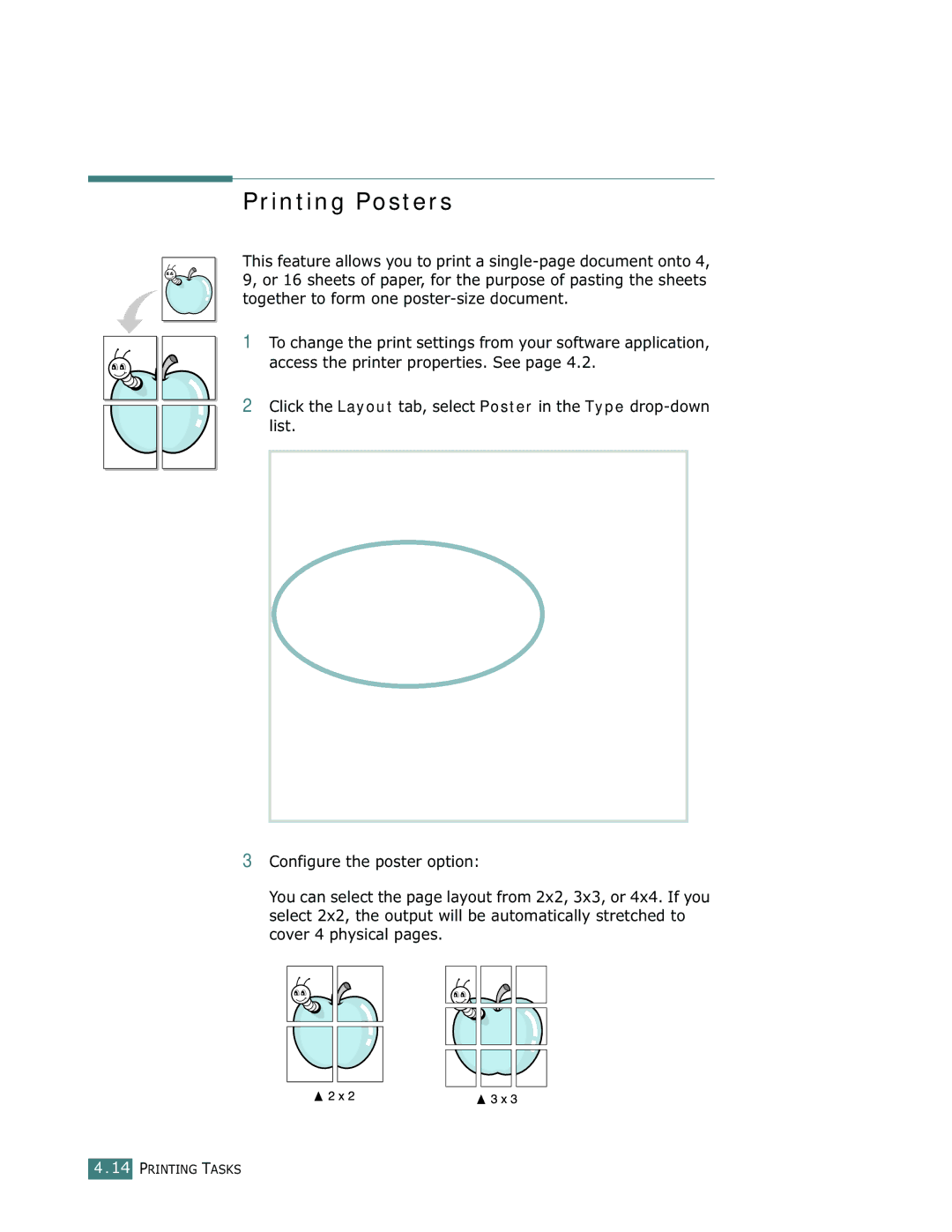 Samsung ML-1750 manual Printing Posters 