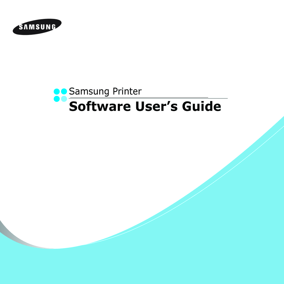 Samsung ML-2010 Series manual Software User’s Guide 