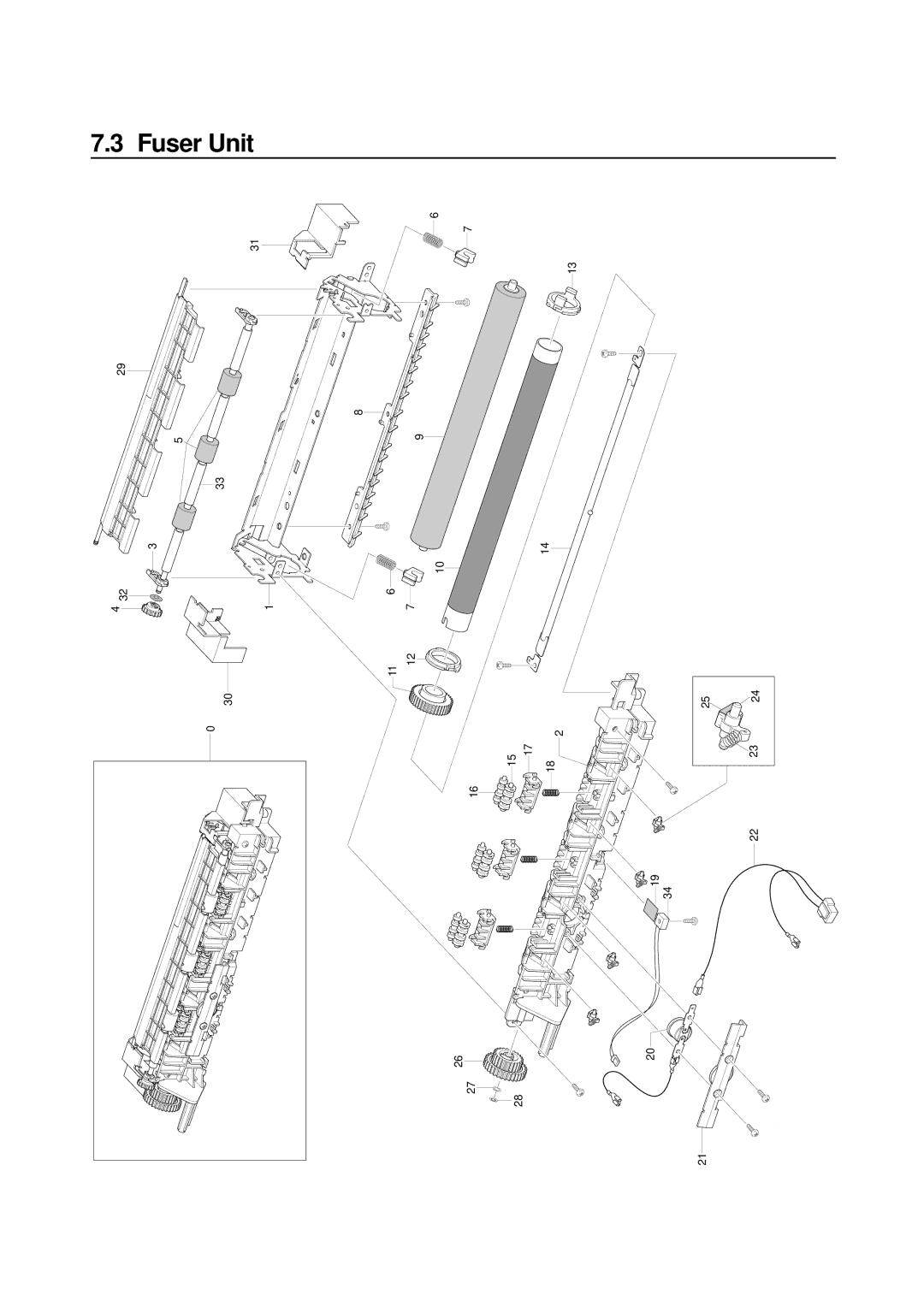 Samsung ML-2015/XEV manual Fuser Unit 