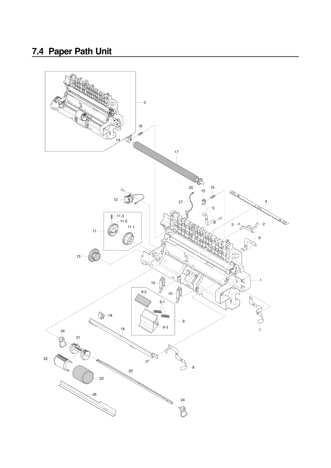 Samsung ML-2015/XEV manual Paper Path Unit 