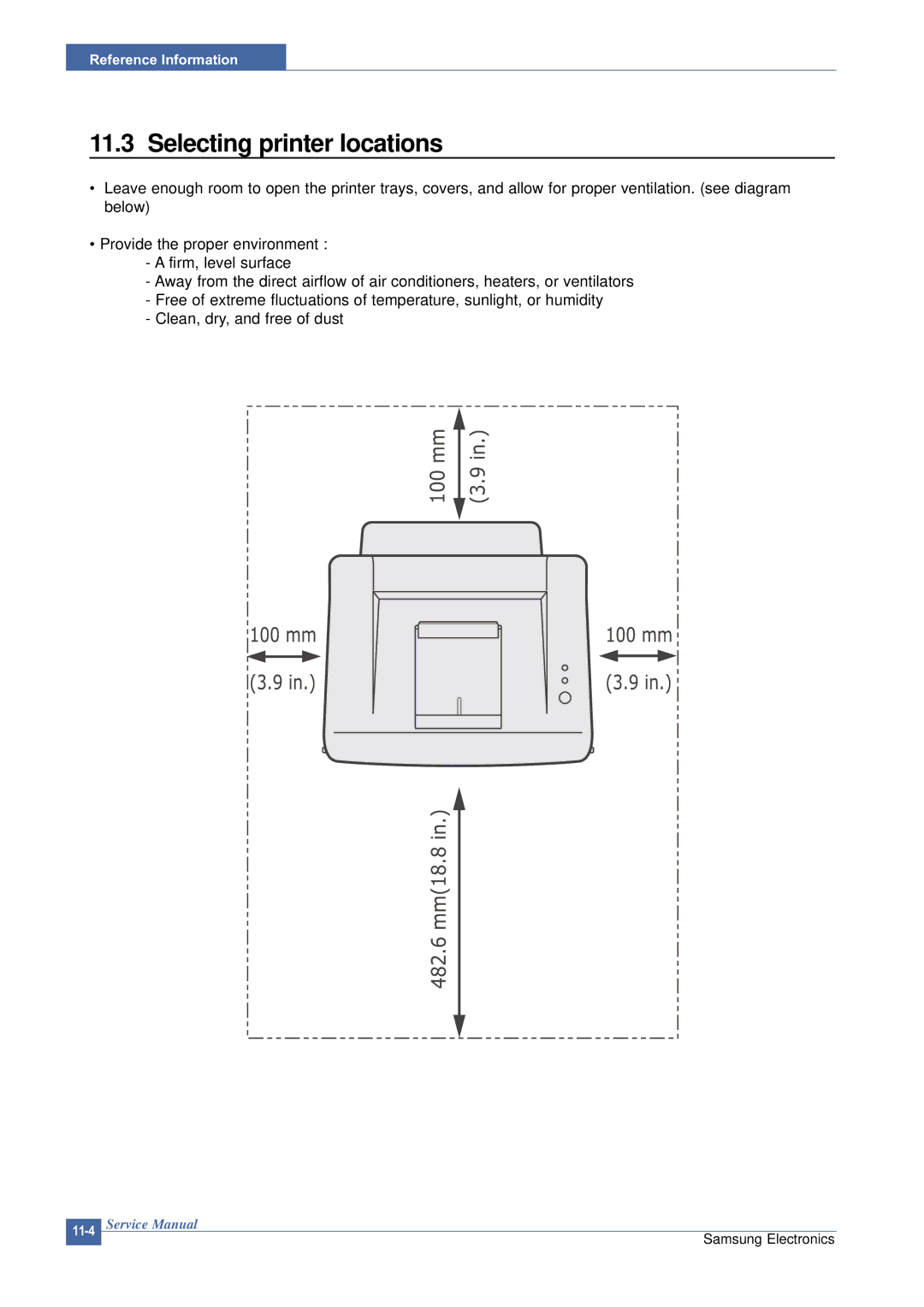 Samsung ML-2015/XEV manual Selecting printer locations 