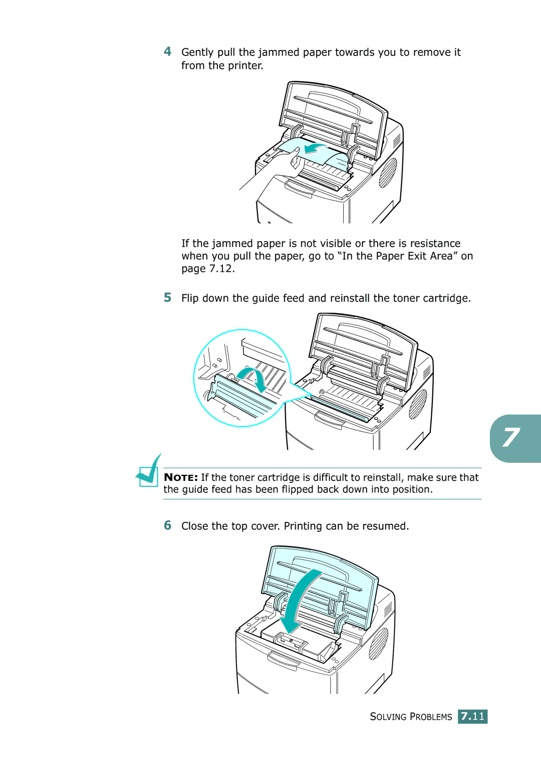 Samsung ML-2150 manual Solving Problems 