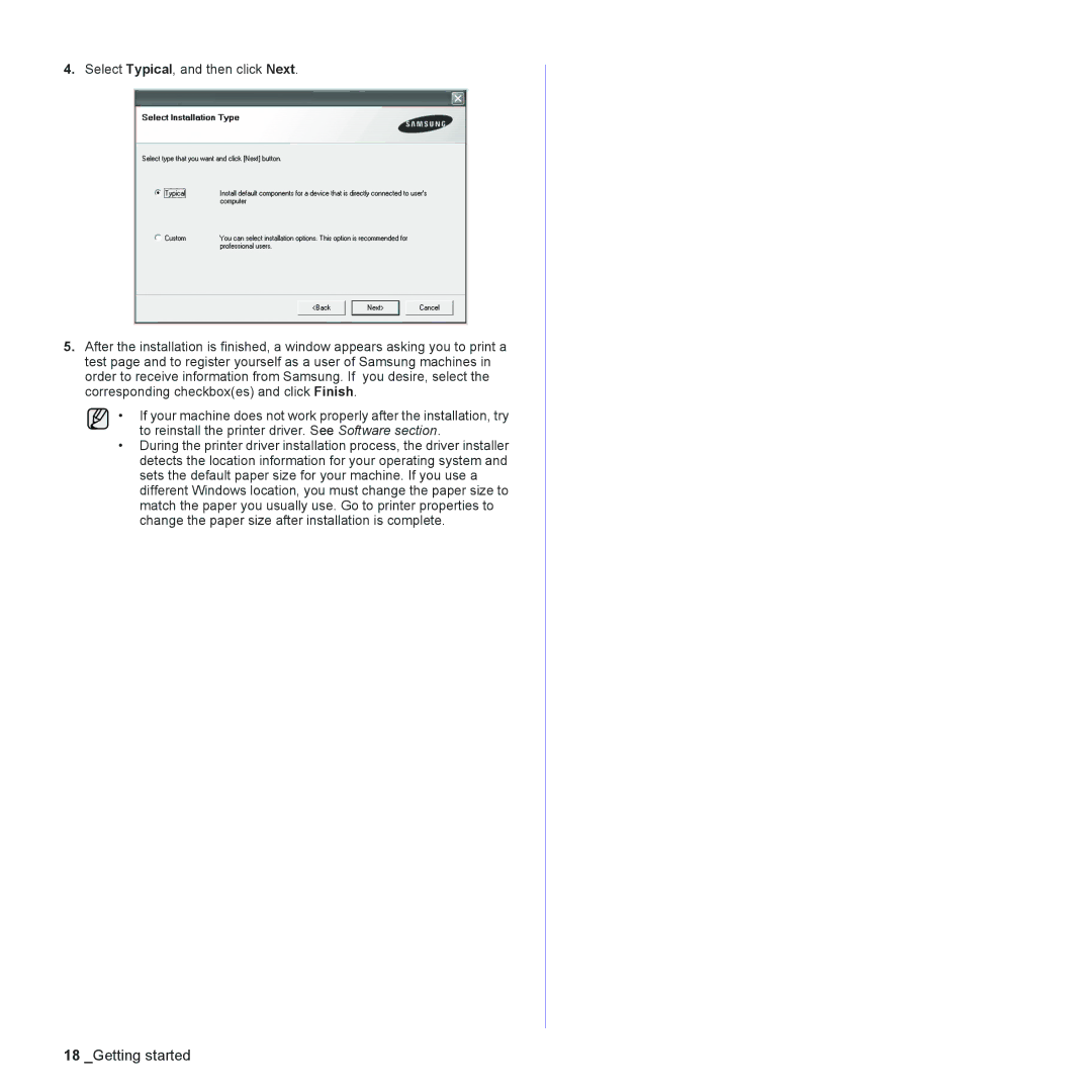 Samsung ML-2240 manual Getting started 