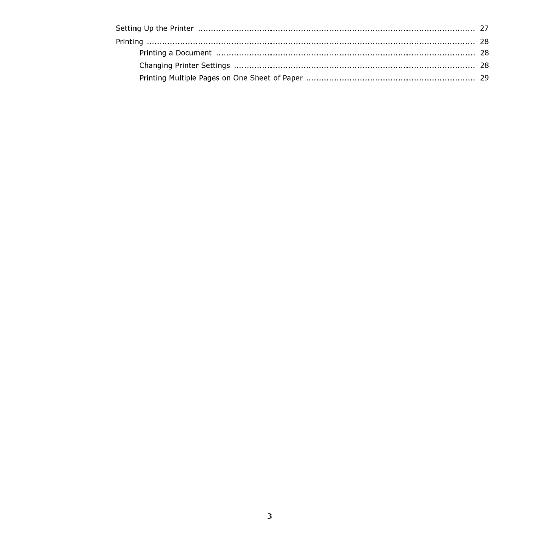 Samsung ML-2240 manual Setting Up the Printer Printing 