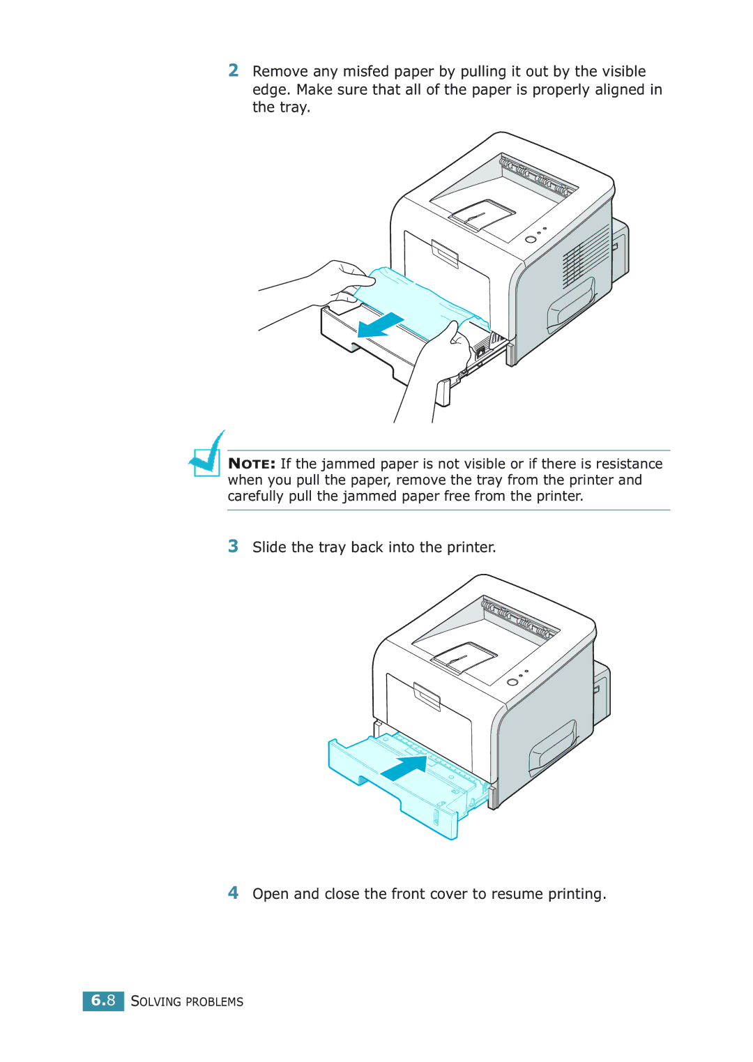 Samsung ML-2251NP manual Solving Problems 