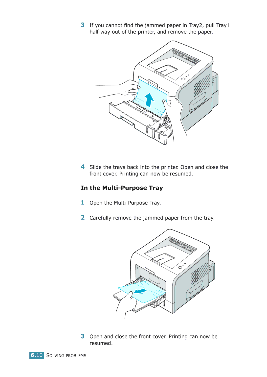 Samsung ML-2251NP manual Multi-Purpose Tray 