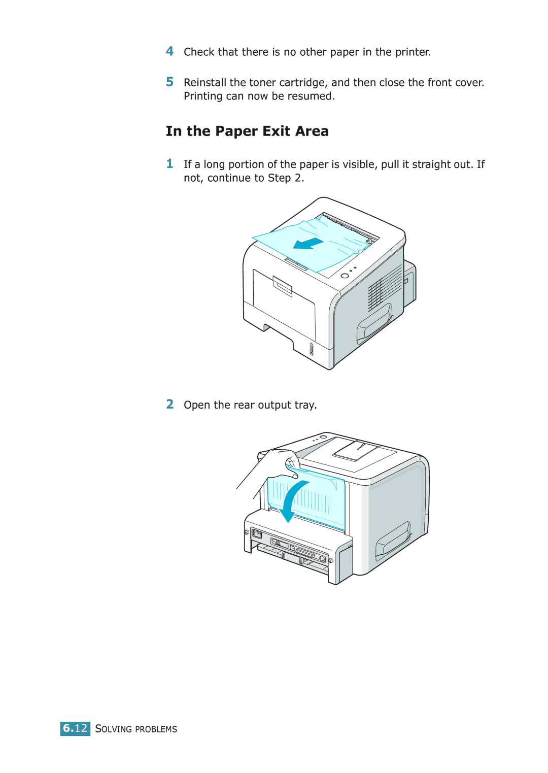 Samsung ML-2251NP manual Paper Exit Area 