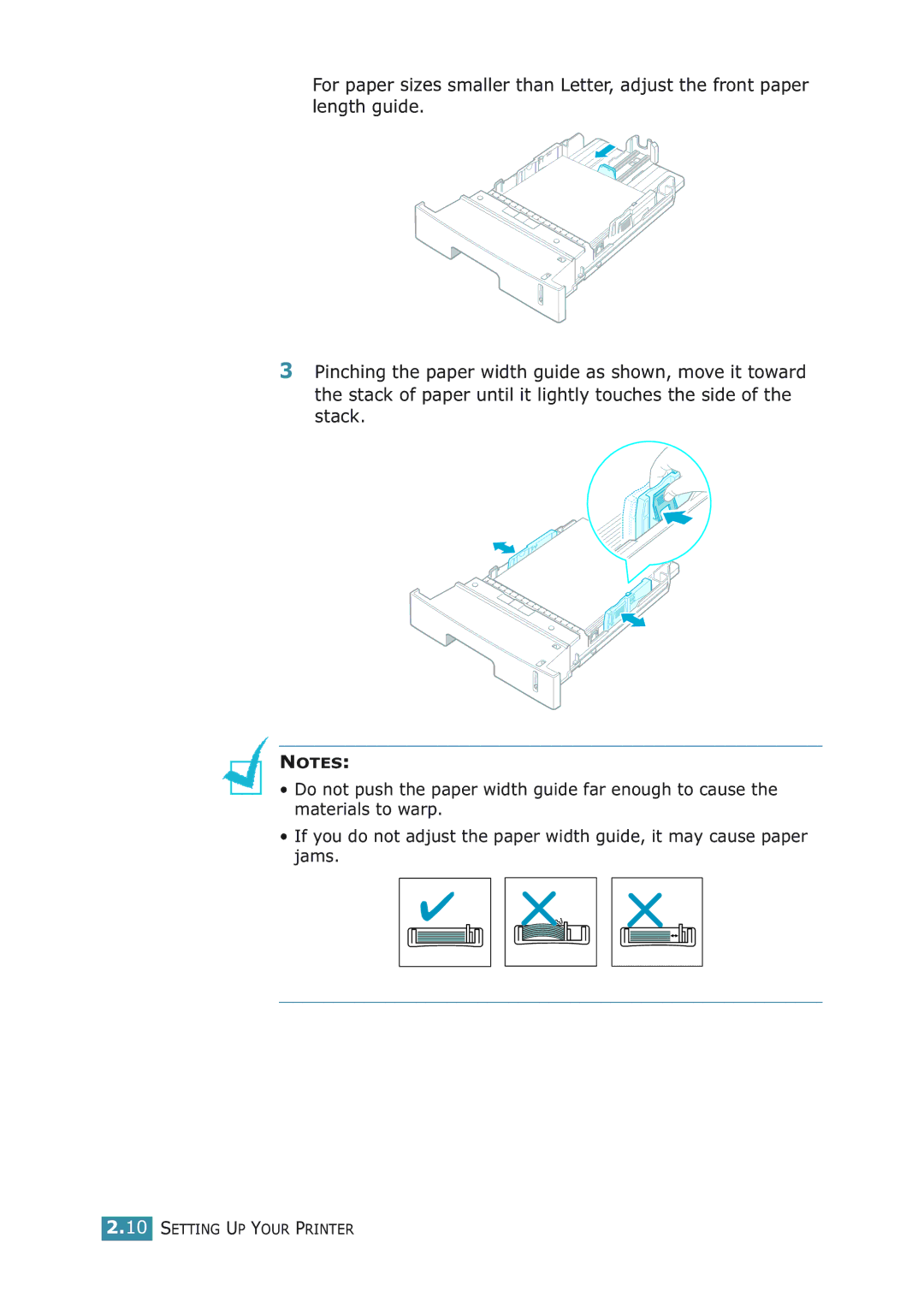 Samsung ML-2251NP manual Setting UP Your Printer 