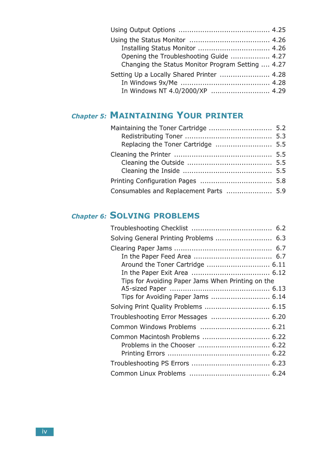 Samsung ML-2251NP manual Windows 9x/Me Windows NT 4.0/2000/XP, Redistributing Toner Replacing the Toner Cartridge 