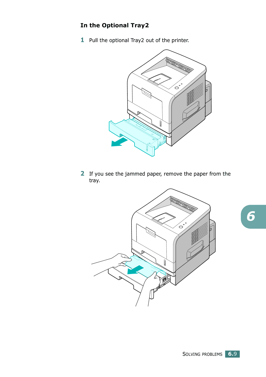 Samsung ML-2252W, ML-2251N, ML-2250 manual Optional Tray2 