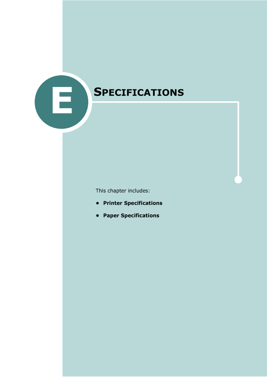 Samsung ML-2251N, ML-2252W, ML-2250 manual Printer Specifications Paper Specifications 