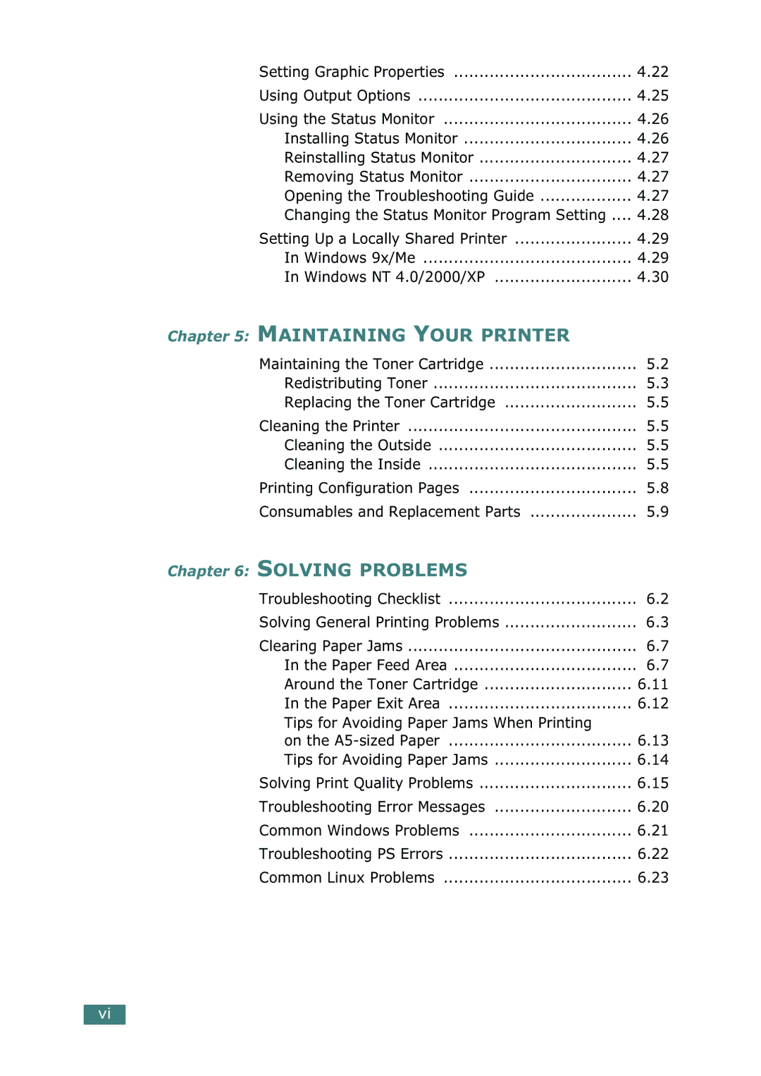 Samsung ML-2251N, ML-2252W manual Windows 9x/Me Windows NT 4.0/2000/XP, Redistributing Toner Replacing the Toner Cartridge 