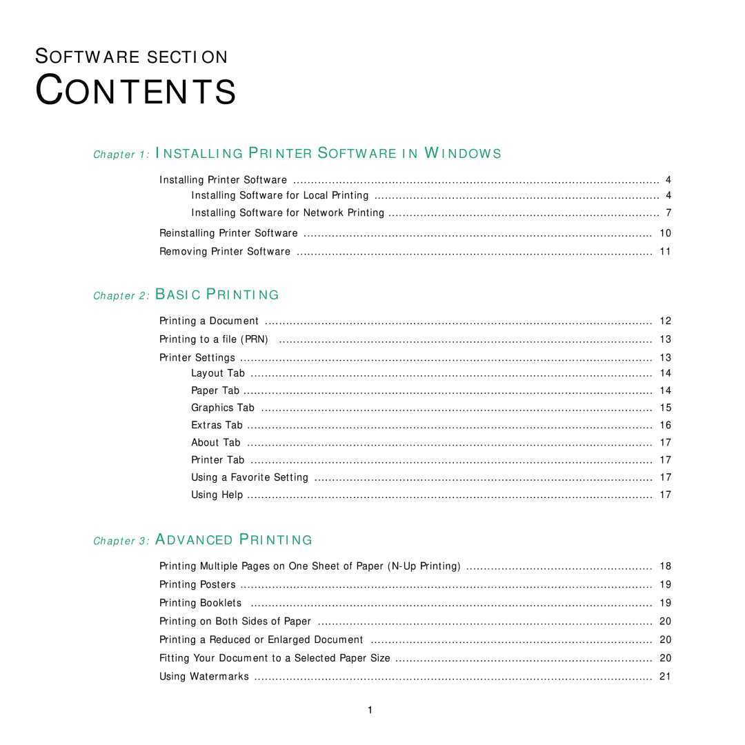 Samsung ML-2850D manual Contents 