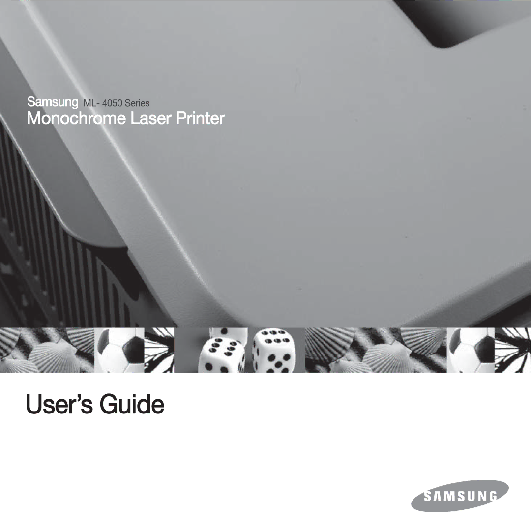 Samsung ML-4050 Series manual 