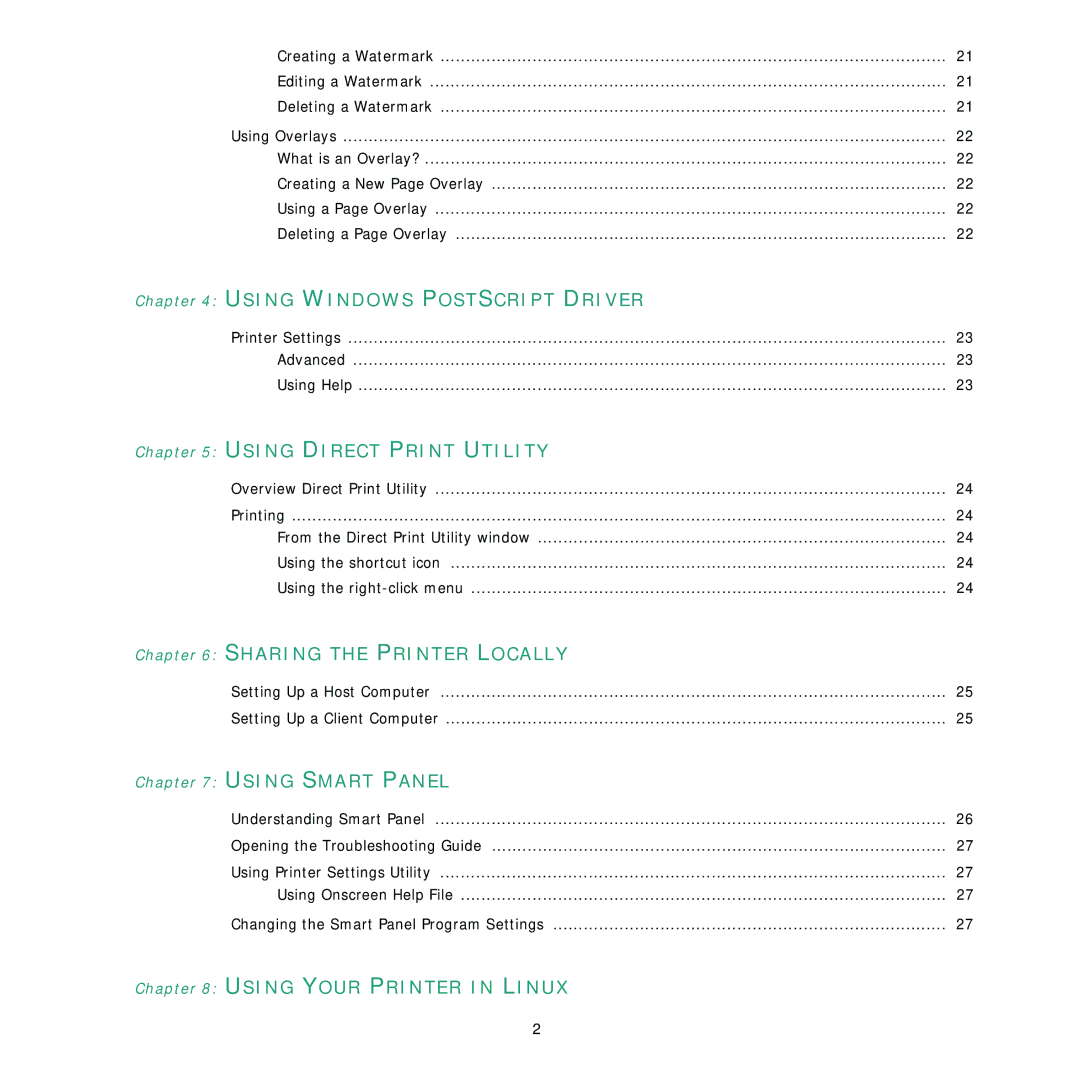 Samsung ML-4050 Series manual Using Windows Postscript Driver 