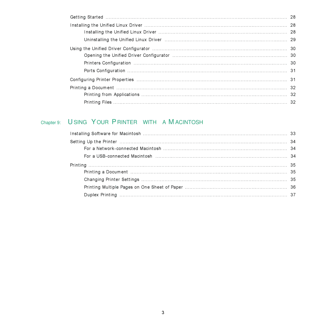 Samsung ML-4050 Series manual Using Your Printer with a Macintosh 