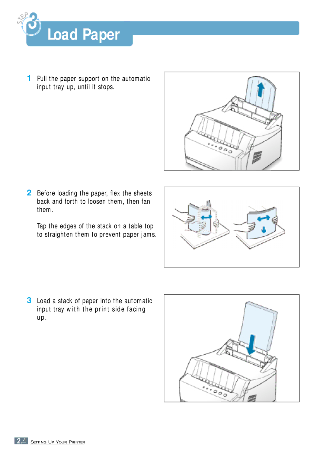 Samsung ML-4500 manual Load Paper 