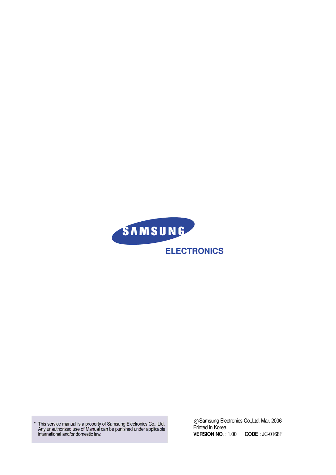 Samsung ML-4550 manual Electronics 