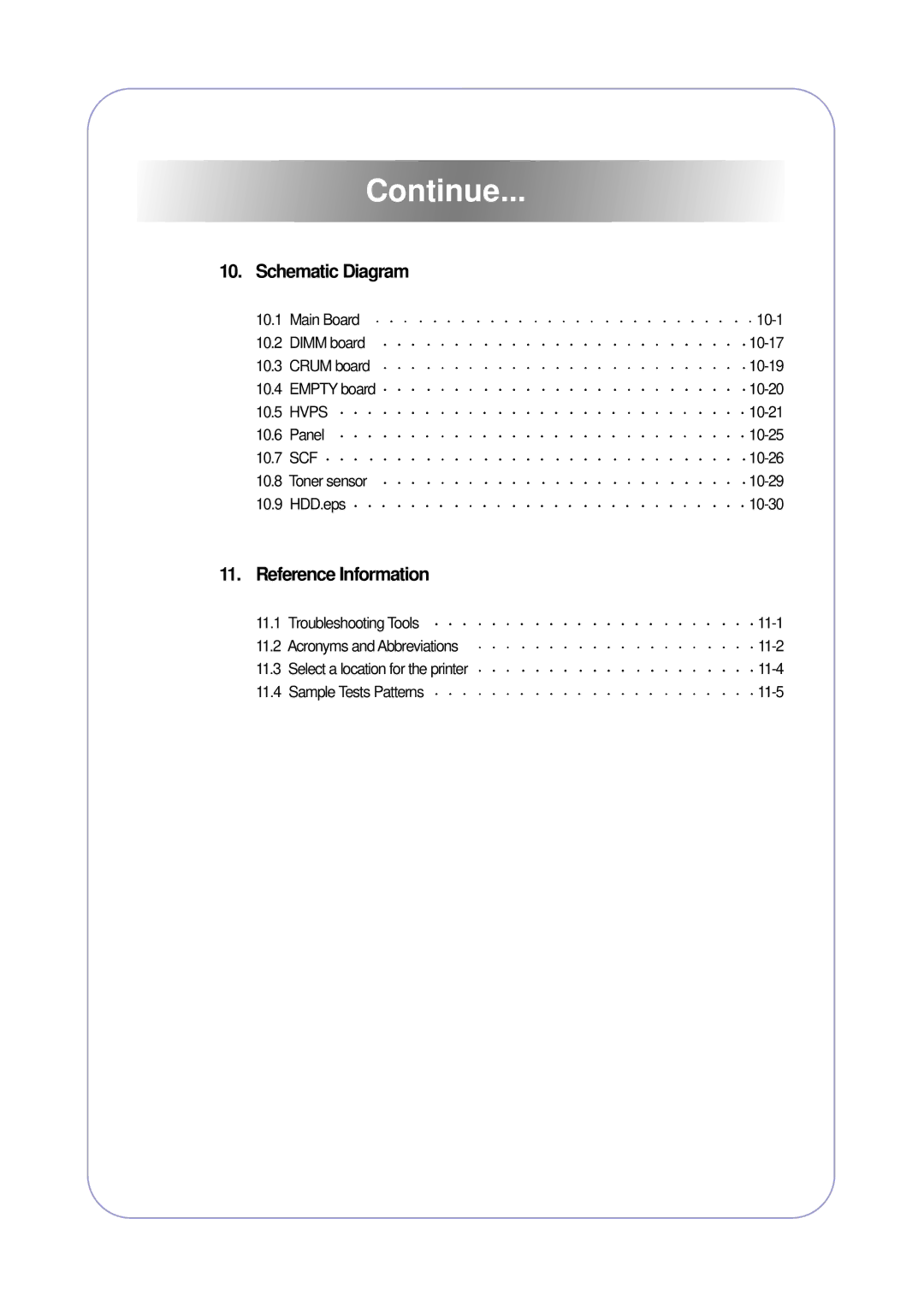 Samsung ML-4550 manual Schematic Diagram, Reference Information 