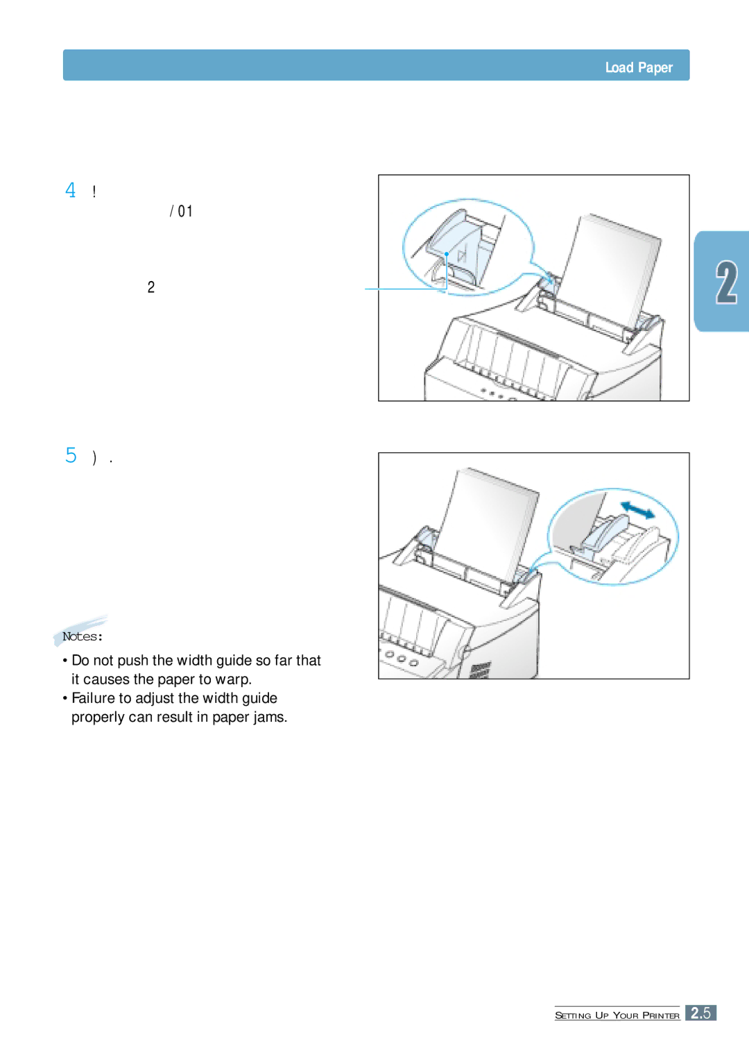 Samsung ML-4600 manual Load Paper 