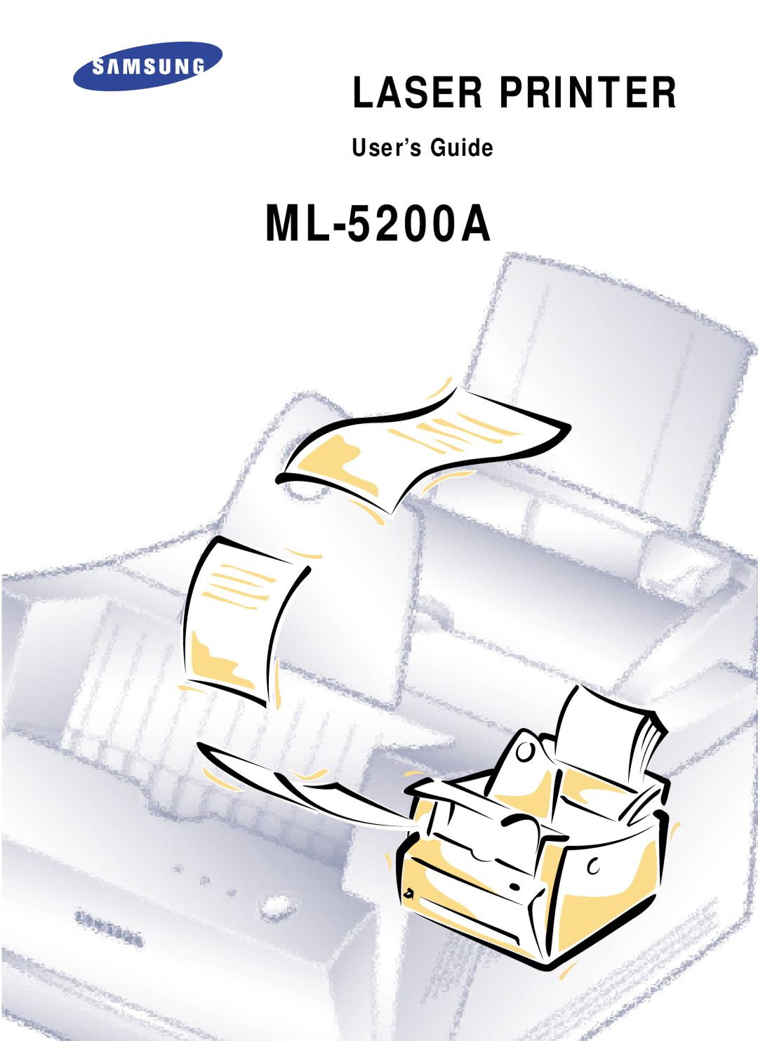 Samsung ML-5200A manual 