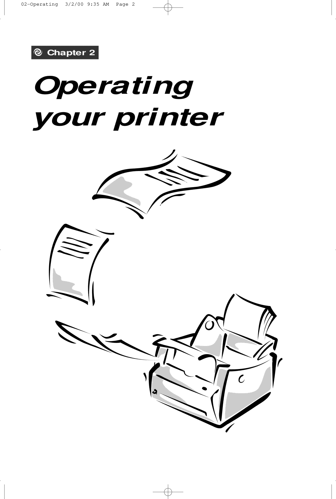 Samsung ML-5200A manual Operating your printer 