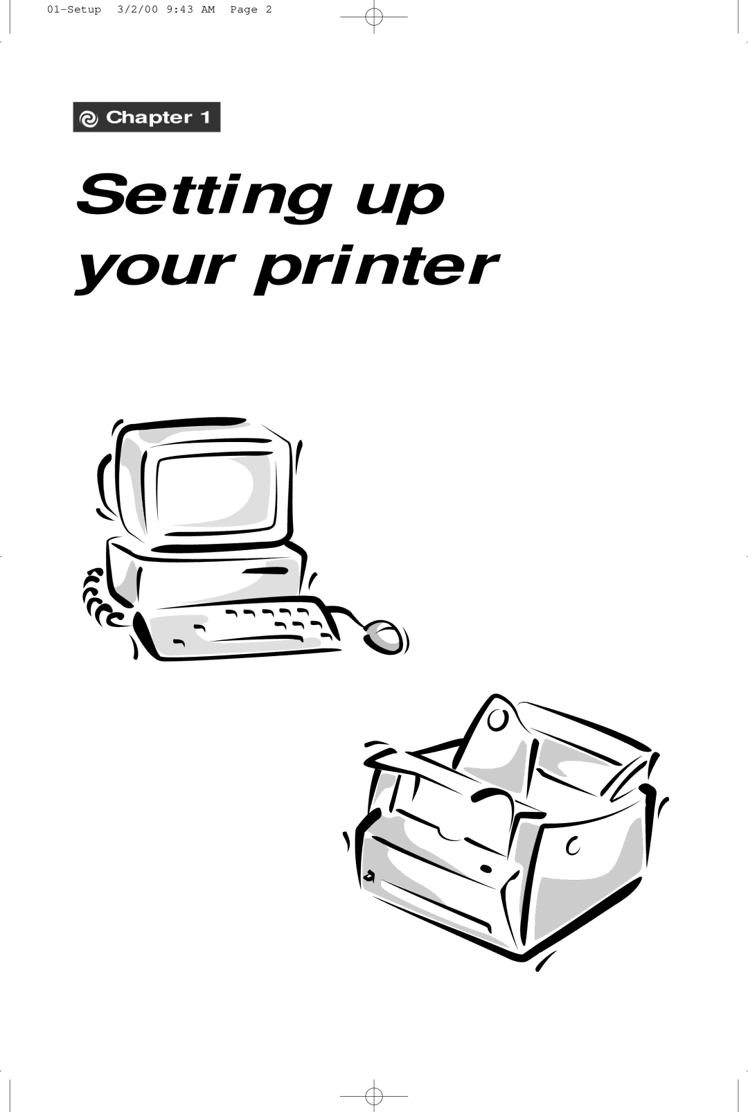 Samsung ML-5200A manual Setting up your printer 