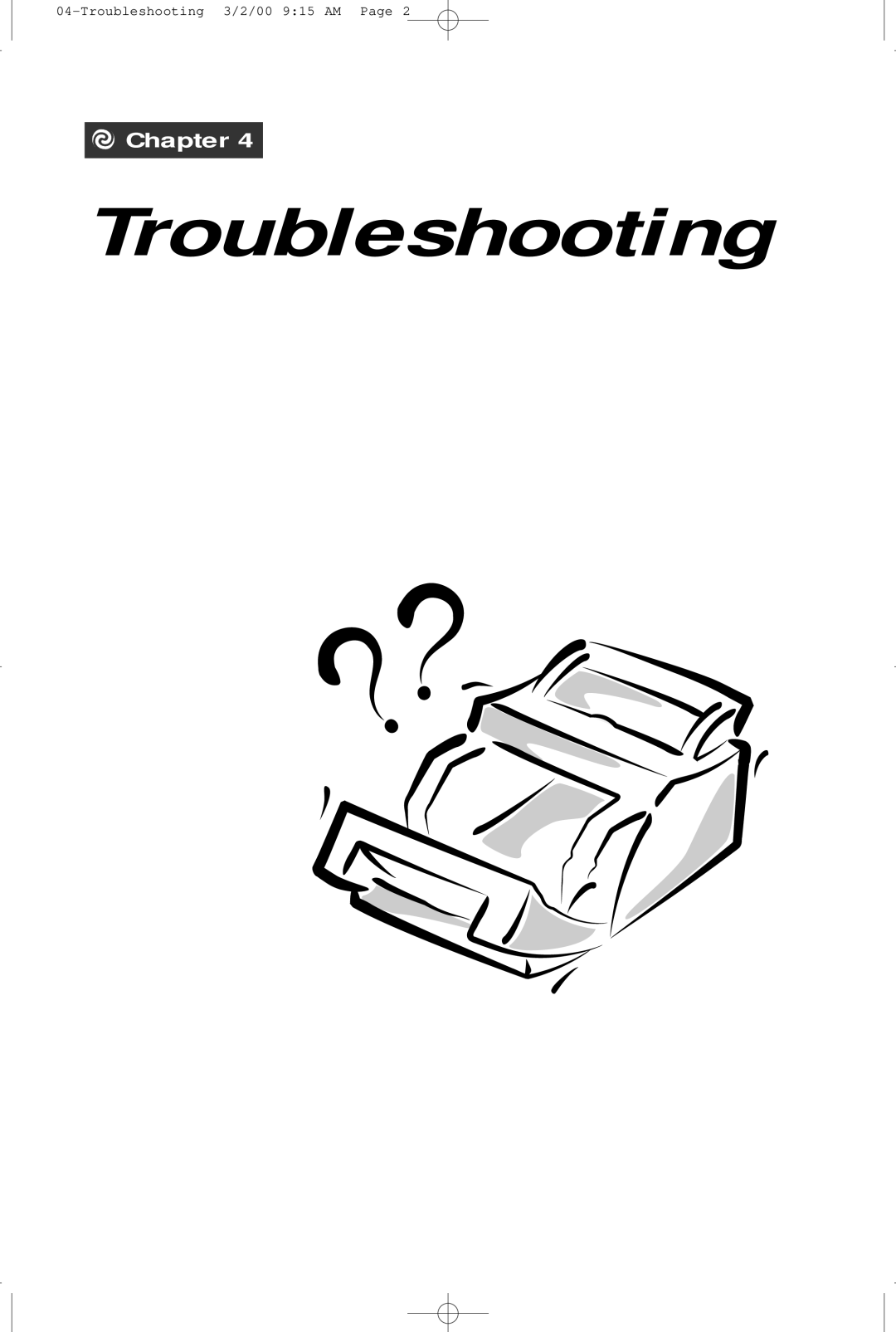 Samsung ML-5200A manual Troubleshooting 