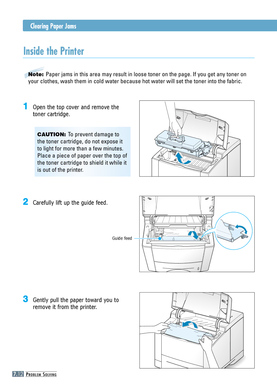 Samsung ML-6060S, ML-6060N manual Inside the Printer 