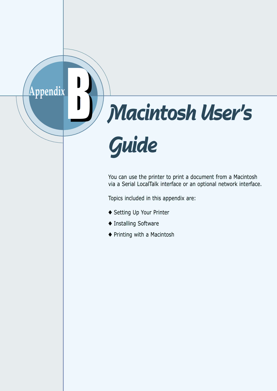 Samsung ML-7300 manual Guide 