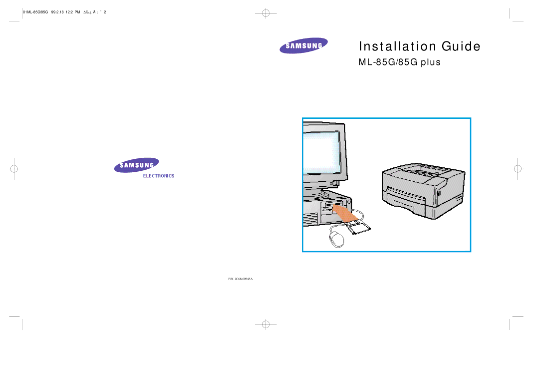 Samsung ML-85G Plus manual Installation Guide 