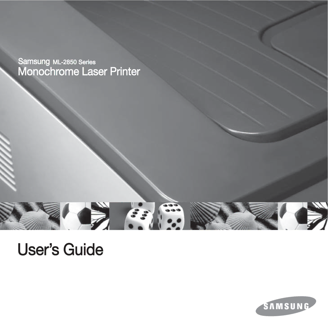 Samsung ML-D2850B, ML-D2850A, ML-S2850A manual 