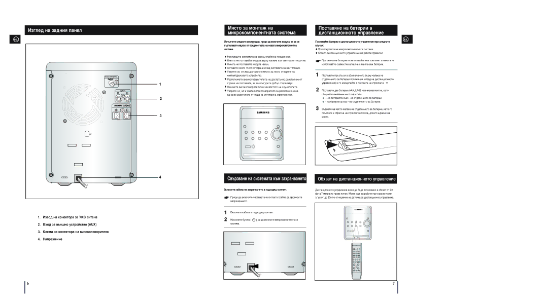 Samsung MM-A15R/EDC manual ÅﬂÒÚÓ Á‡ ÏÓÌÚ‡Ê Ì‡, ·ı‚‡Ú Ì‡ ‰ËÒÚ‡ÌˆËÓÌÌÓÚÓ ÛÔ‡‚ÎÂÌËÂ, ÀÁ„ÎÂ‰ Ì‡ Á‡‰ÌËﬂ Ô‡ÌÂÎ 