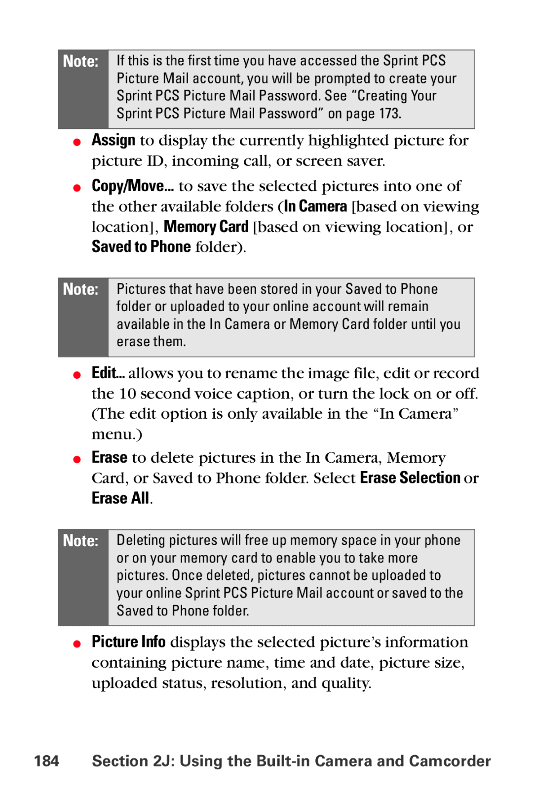 Samsung MM-A800 manual Saved to Phone folder, Erase All 