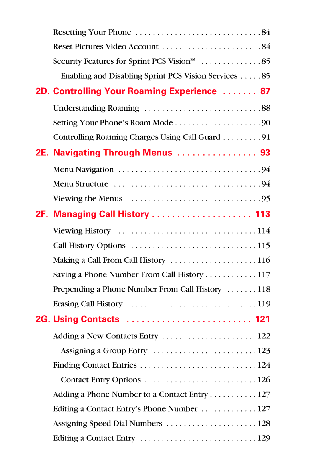 Samsung MM-A800 manual 2E. Navigating Through Menus 