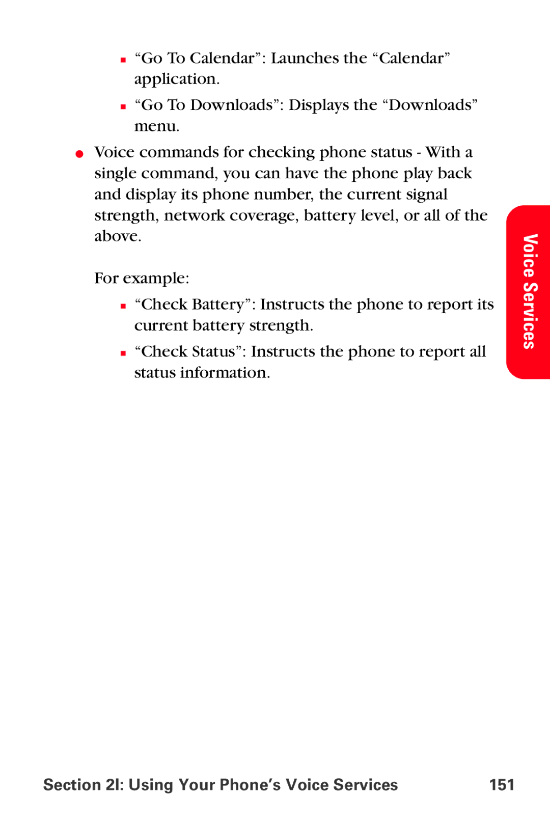 Samsung MM-A880 manual Using Your Phone’s Voice Services 151 