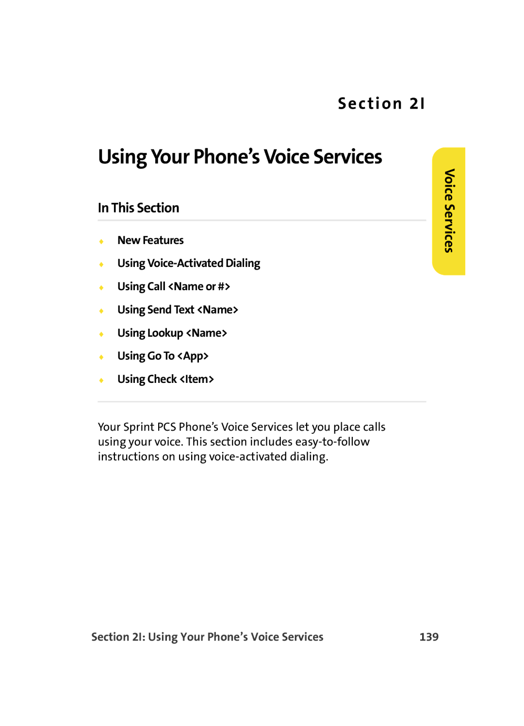 Samsung MM A880 manual Using Your Phone’s Voice Services 139 