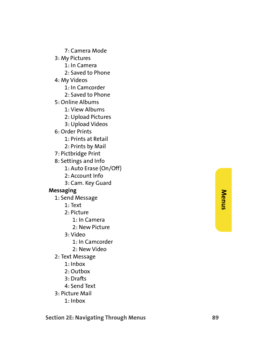 Samsung MM A880 manual Messaging 