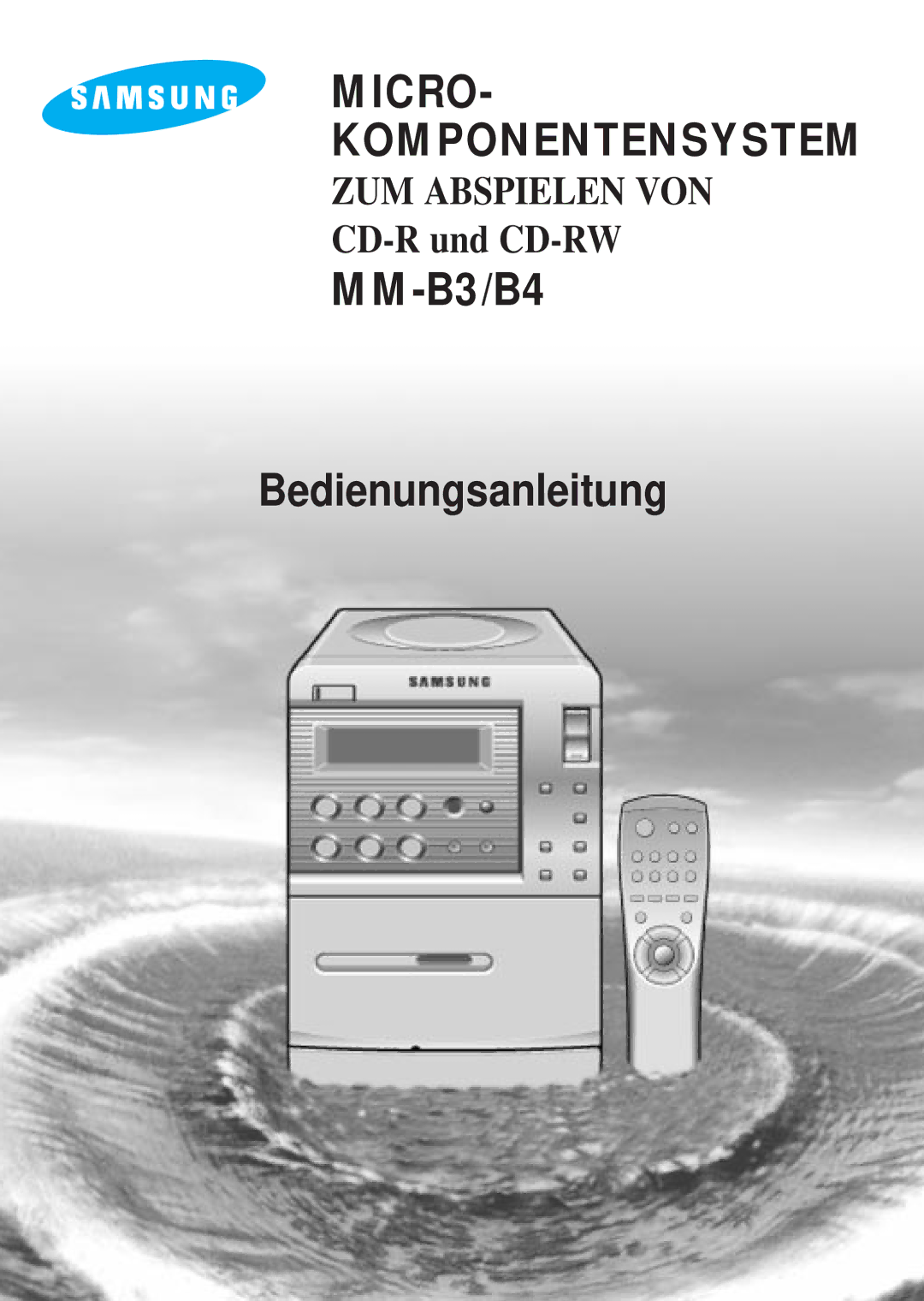 Samsung MMB3LH/ELS, MM-B3 manual MICRO- Komponentensystem 