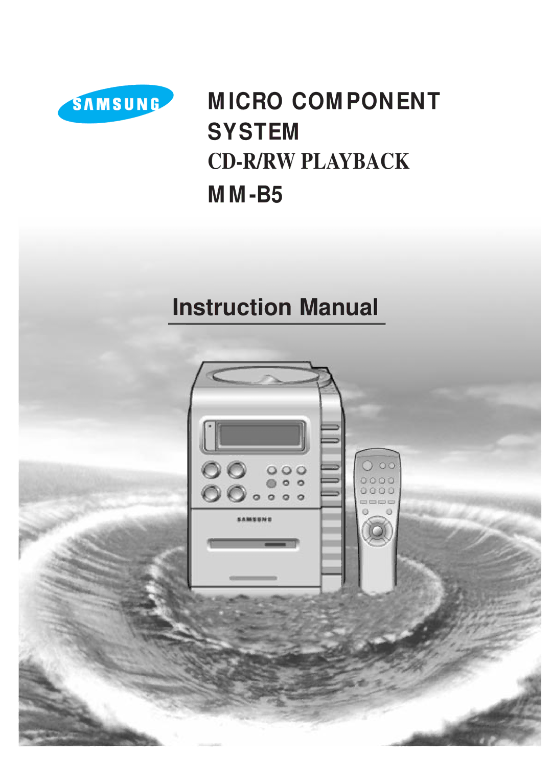 Samsung MMB5RH/ELS, MM-B5 manual Micro Component System 