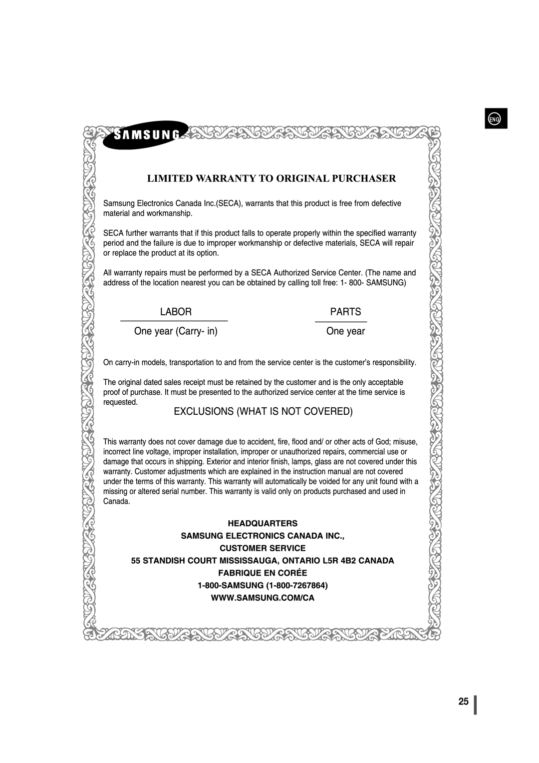 Samsung MM-C330 user manual Eng 