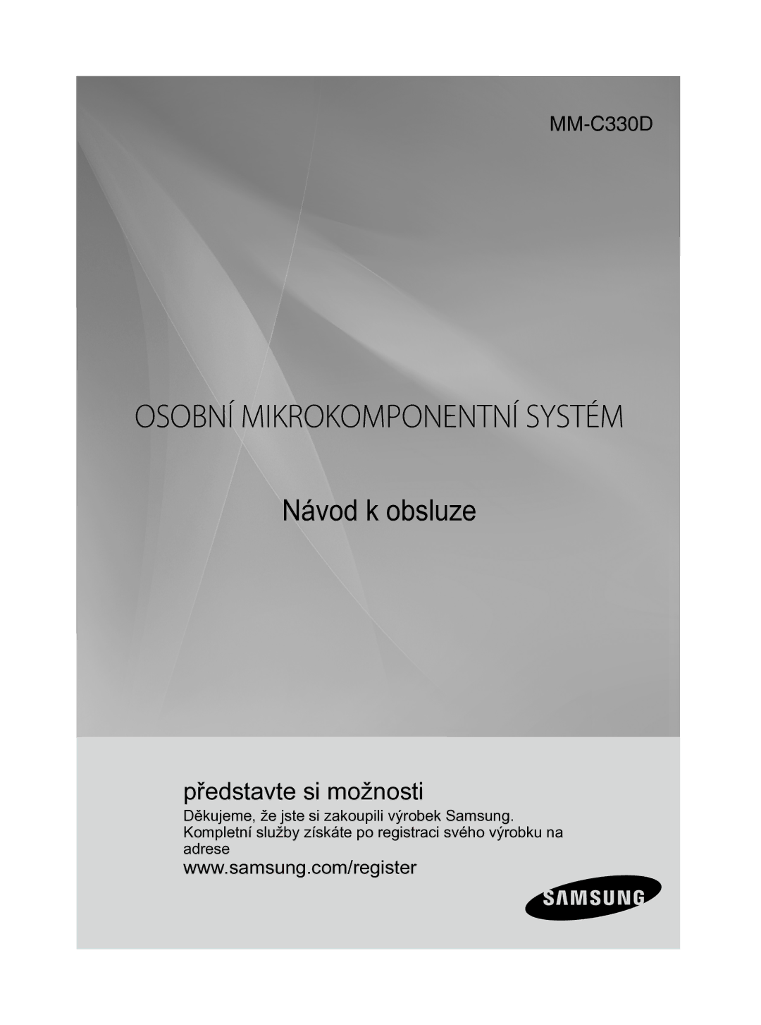 Samsung MM-C330D/EDC manual Osobní Mikrokomponentní Systém 